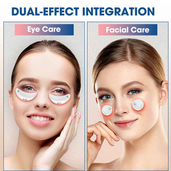 2-in-1 Eye & Face Massager with Red Light & Microcurrent