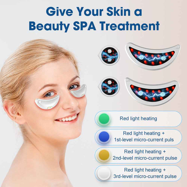 2-in-1 Eye & Face Massager with Red Light & Microcurrent