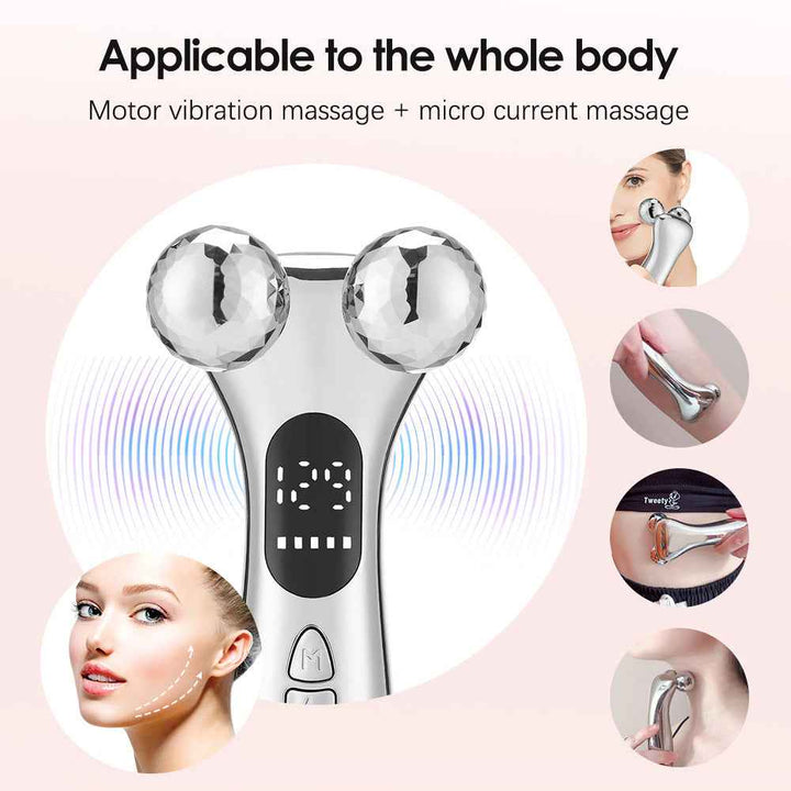 4D EMS Face Roller – Lifting, Firming and Vibration Wand