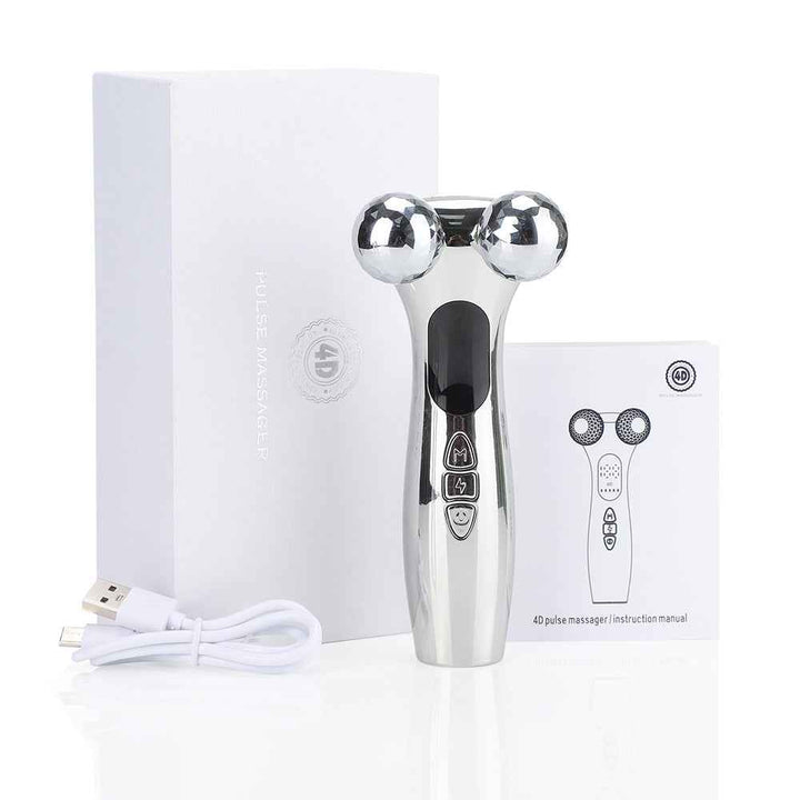 4D EMS Face Roller – Lifting, Firming and Vibration Wand