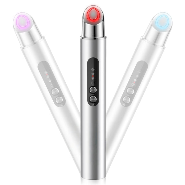4 in 1 Eye Depuffing Massager Beauty Wand with Cold and Heat Facial Therapy - Beauténova