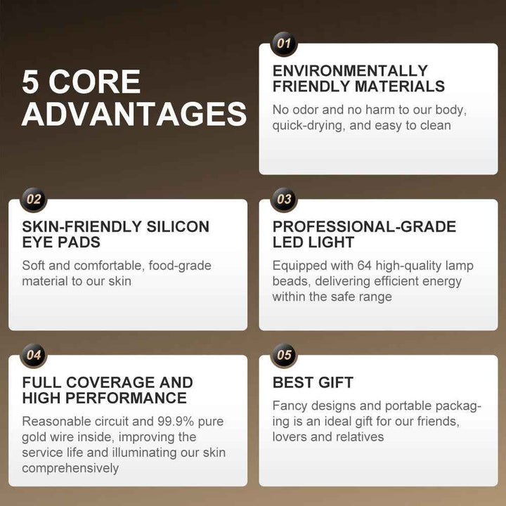 7-Color LED Light Therapy Face Mask for Home Use Skin Rejuvenation