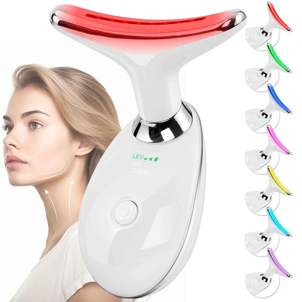 7-Color RF LED Skin Tightening Tool for Face and Neck