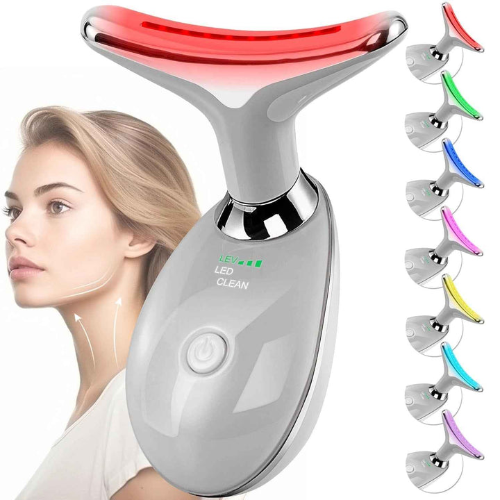 7-Color RF LED Skin Tightening Tool for Face and Neck