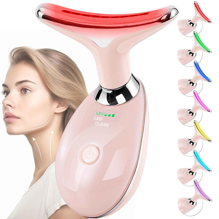 7-Color RF LED Skin Tightening Tool for Face and Neck