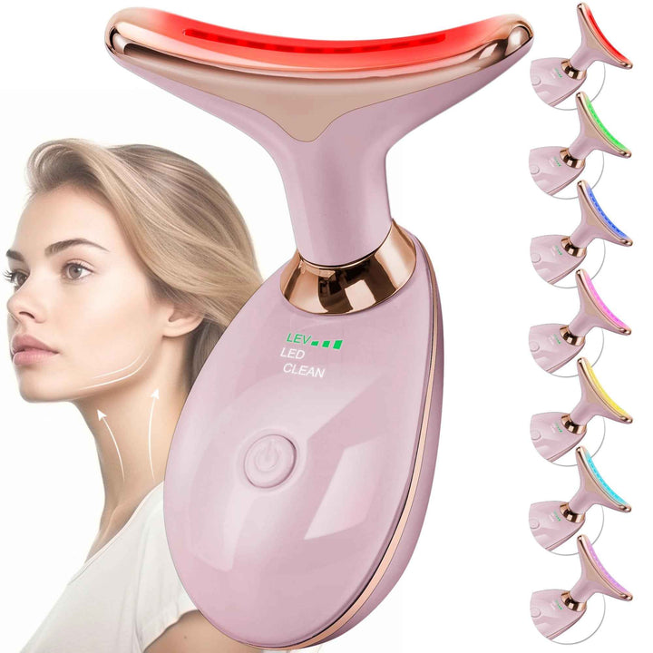 7-Color RF LED Skin Tightening Tool for Face and Neck