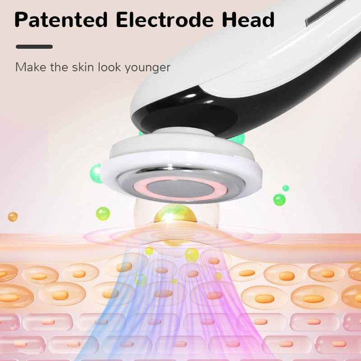 7-in-1 LED Facial Massager – Cleansing, Lifting & Skin Rejuvenation Tool