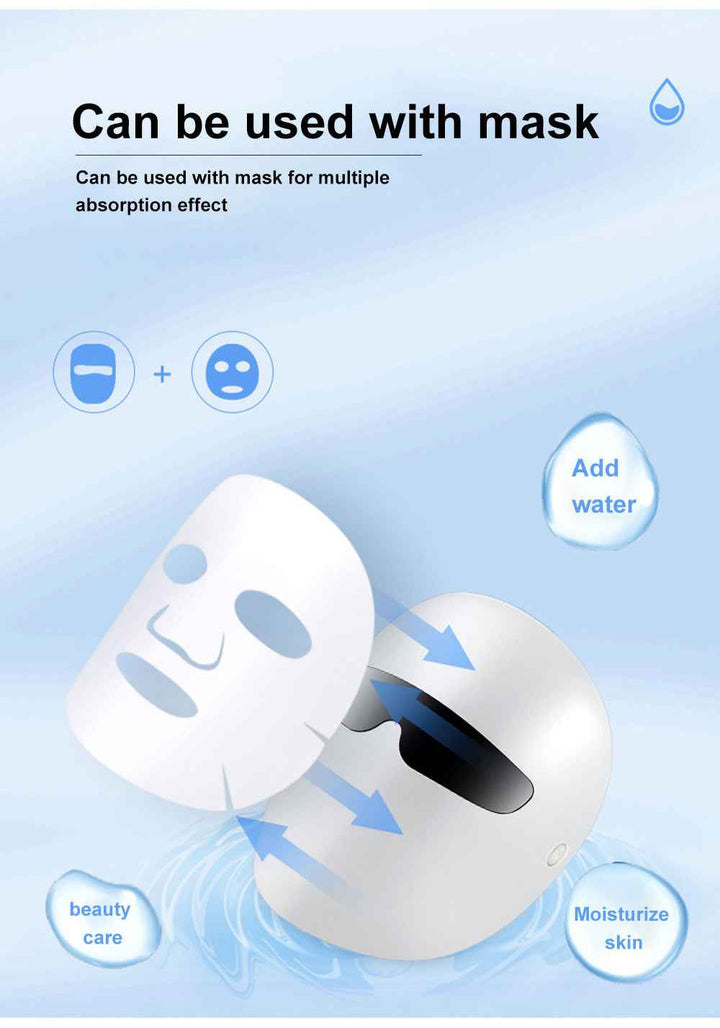 7-in-1 LED Light Therapy SPA Facial Mask for Skin Rejuvenation at Home