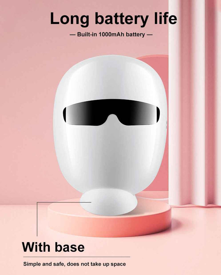 7-in-1 LED Light Therapy SPA Facial Mask for Skin Rejuvenation at Home
