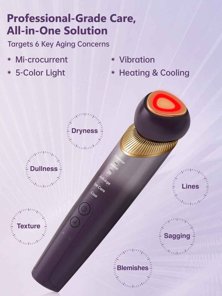 Beauty Wand for Eye, Face & Neck Lift & Firm with Light & EMS