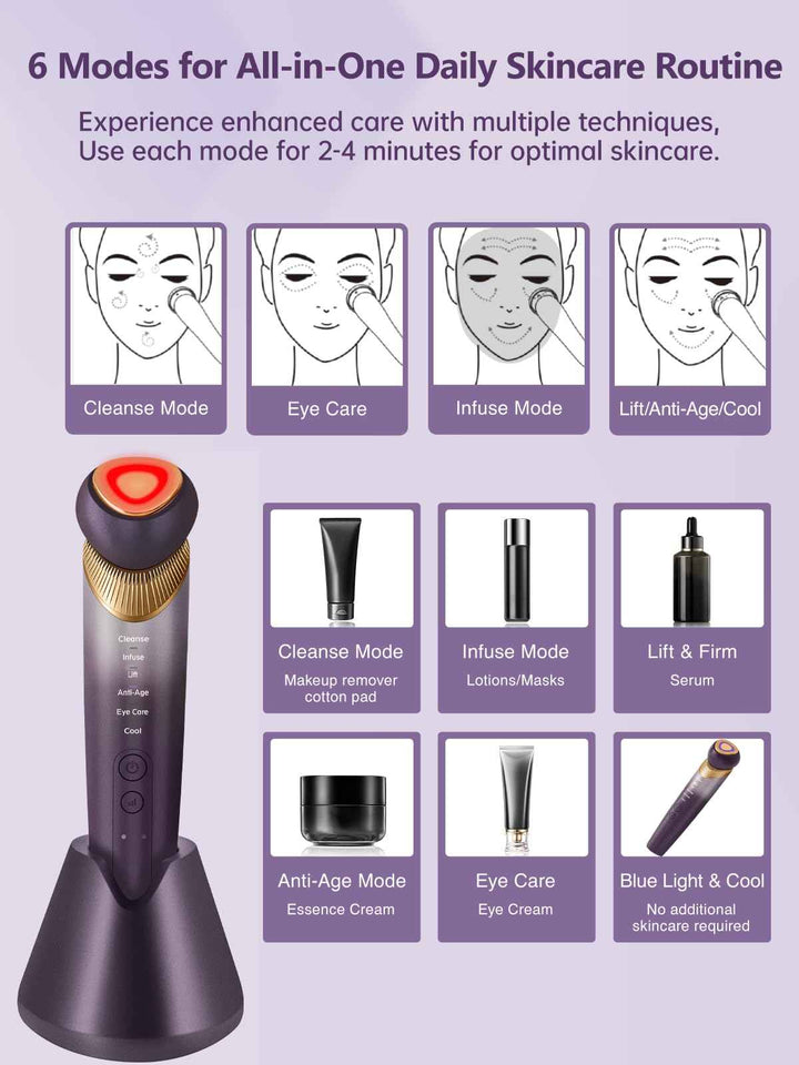 Beauty Wand for Eye, Face & Neck Lift & Firm with Light & EMS