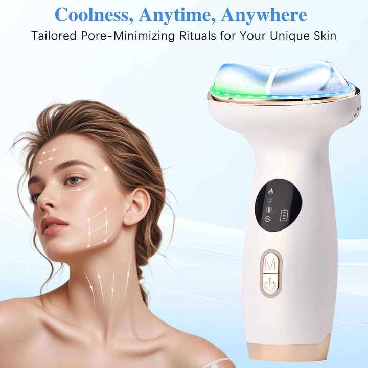 Cold and Heat Facial Massager for Lifting and Wrinkle Care