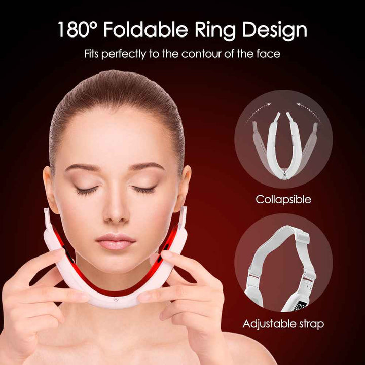 EMS Microcurrent V-Face Massager with Heat and LED Light