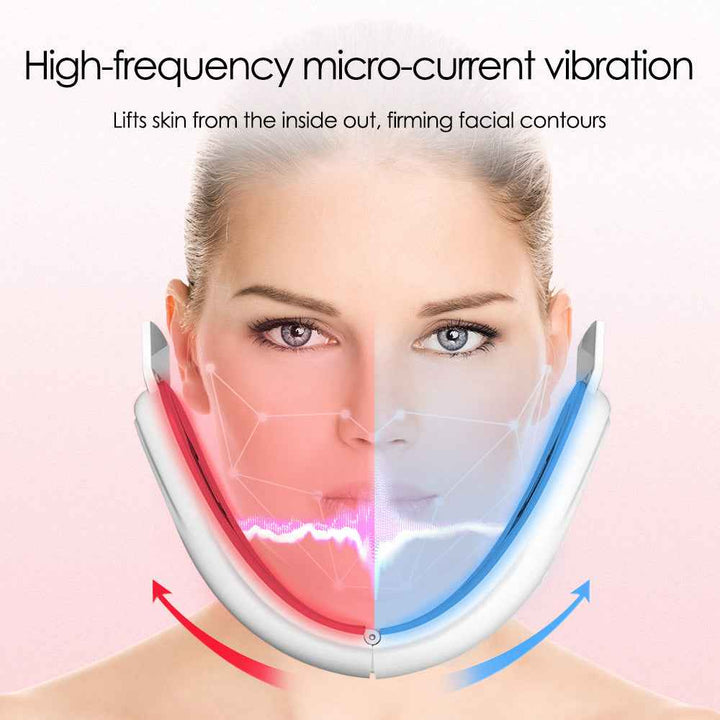 EMS Microcurrent V-Face Massager with Heat and LED Light