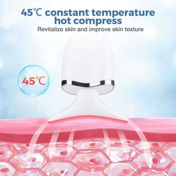 EMS Neck & Face Massager with LED & Microcurrent Therapy