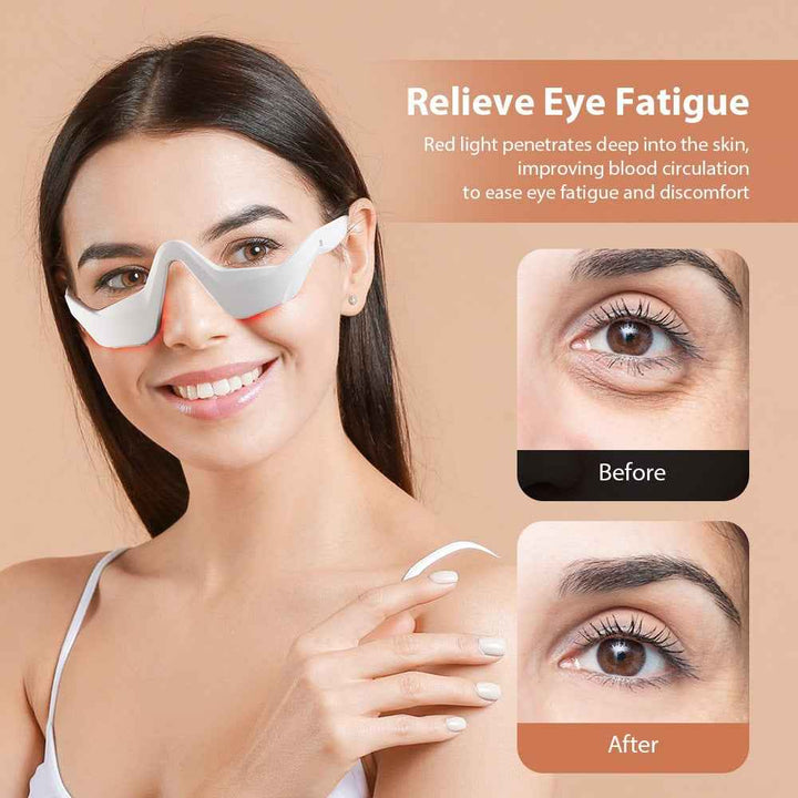 EMS Red Light Eye Massager for Dark Circles & Wrinkles
