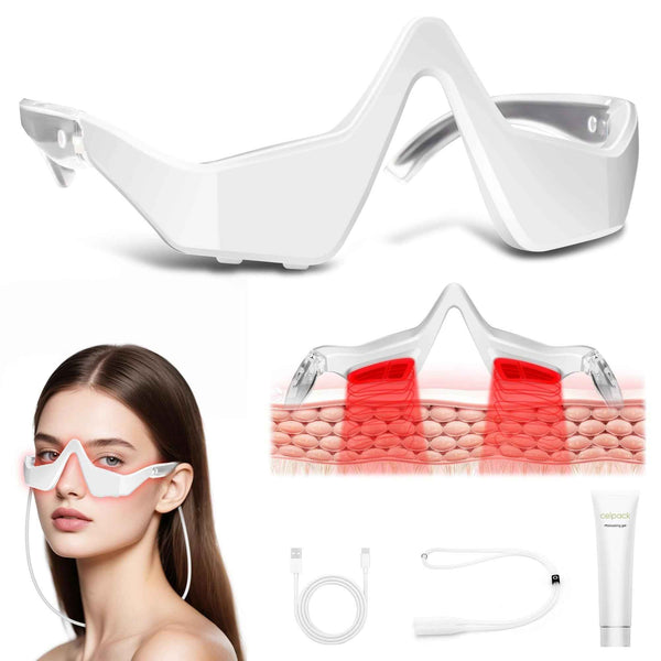 Eye Massager with Light Therapy – Relieves Bags, Fatigue and Circles
