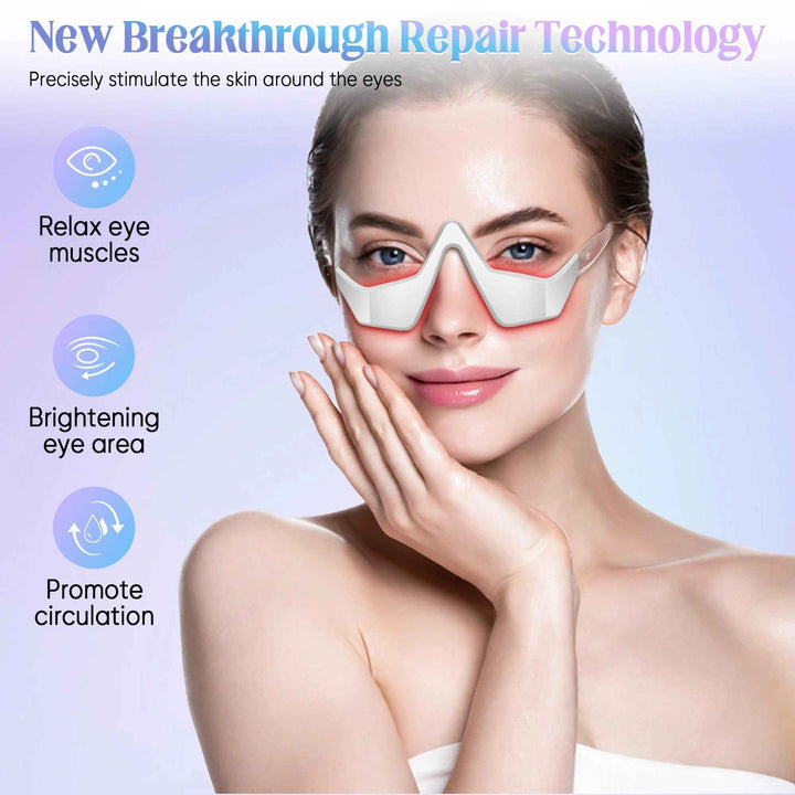 Eye Massager with Light Therapy – Relieves Bags, Fatigue and Circles