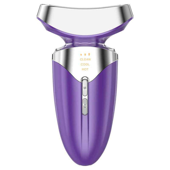 Hot & Cold Facial Neck Massager – Skin Tightening & Deep Cleansing