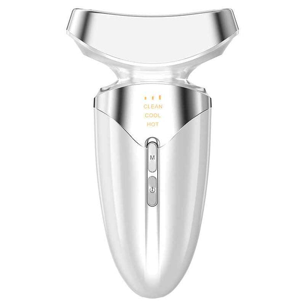 Hot & Cold Facial Neck Massager – Skin Tightening & Deep Cleansing