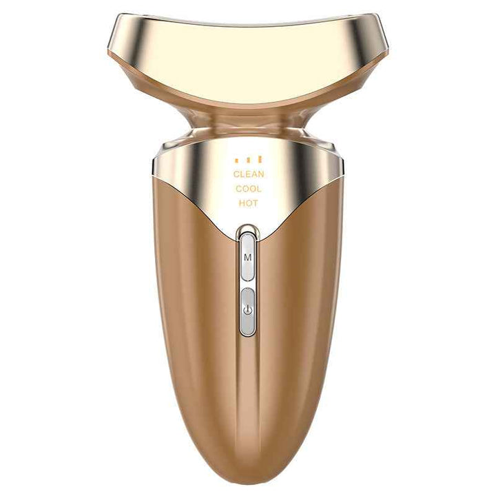 Hot & Cold Facial Neck Massager – Skin Tightening & Deep Cleansing