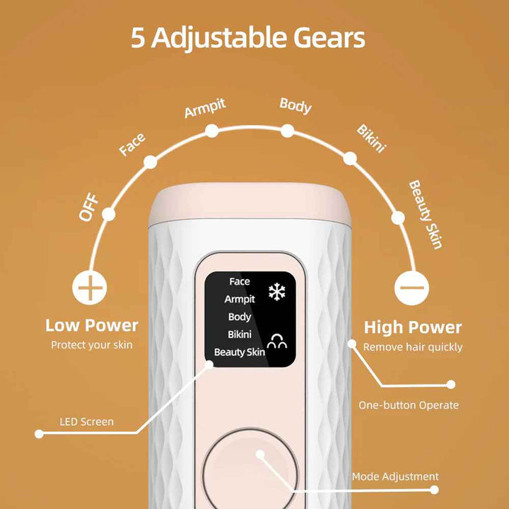Ice Cooling IPL Hair Removal Device Smooth