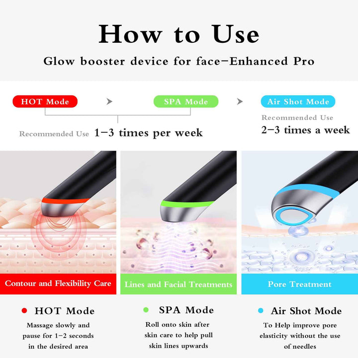 LED EMS Face and Eye Massager Anti-Aging Skin Rejuvenation Device