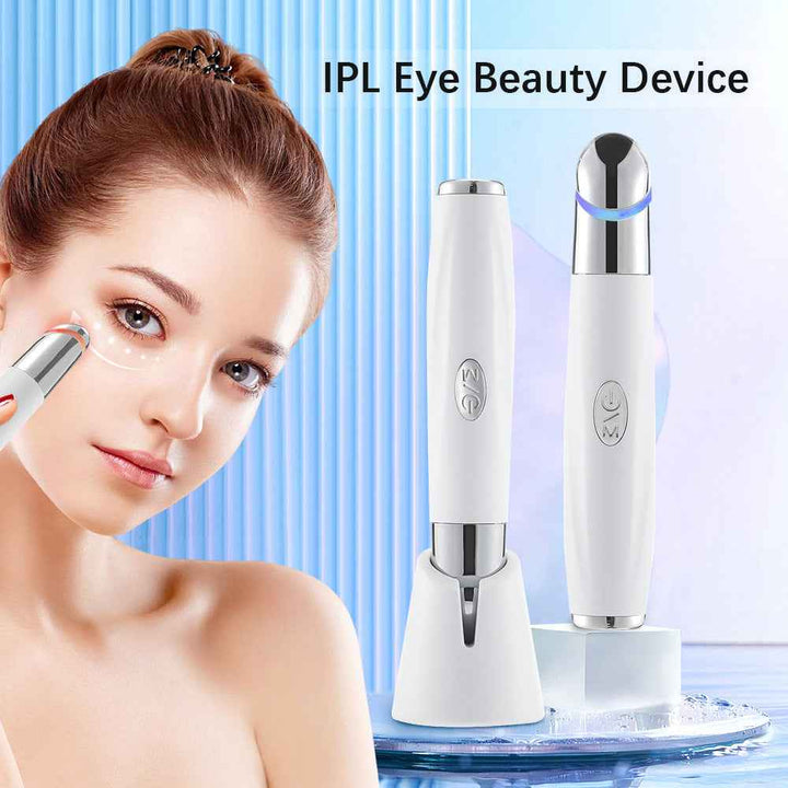 LED Eye Massager Wand – Heated Vibration and Light Therapy