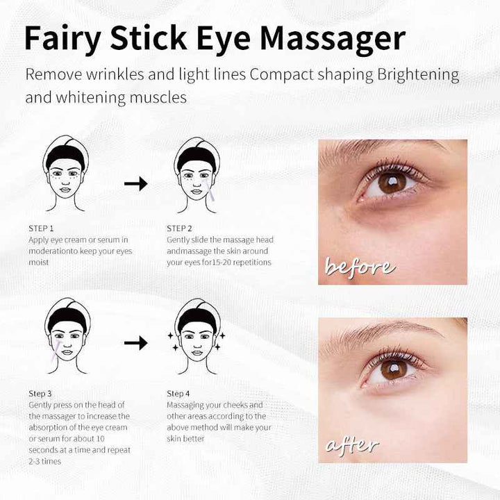 LED Facial & Eye Massager with EMS Microcurrent and Light Therapy