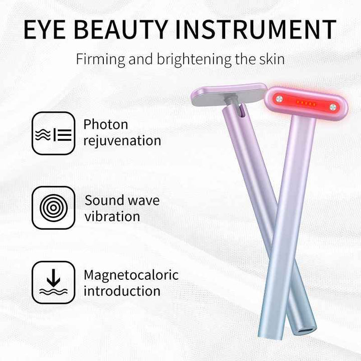 LED Facial & Eye Massager with EMS Microcurrent and Light Therapy