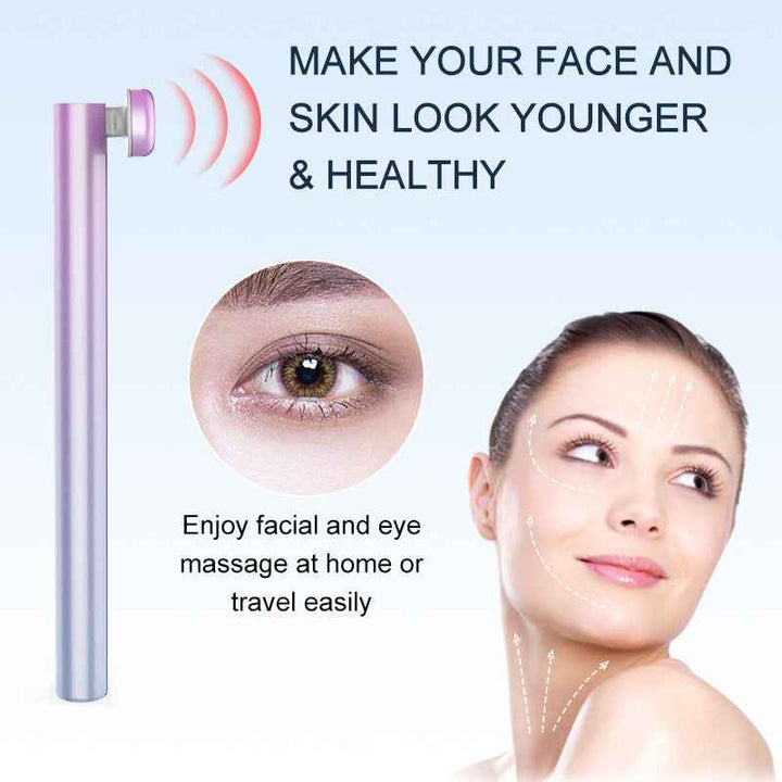 LED Facial & Eye Massager with EMS Microcurrent and Light Therapy