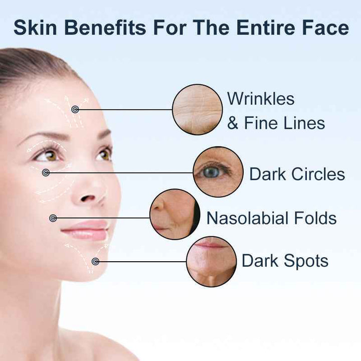 LED Facial & Eye Massager with EMS Microcurrent and Light Therapy