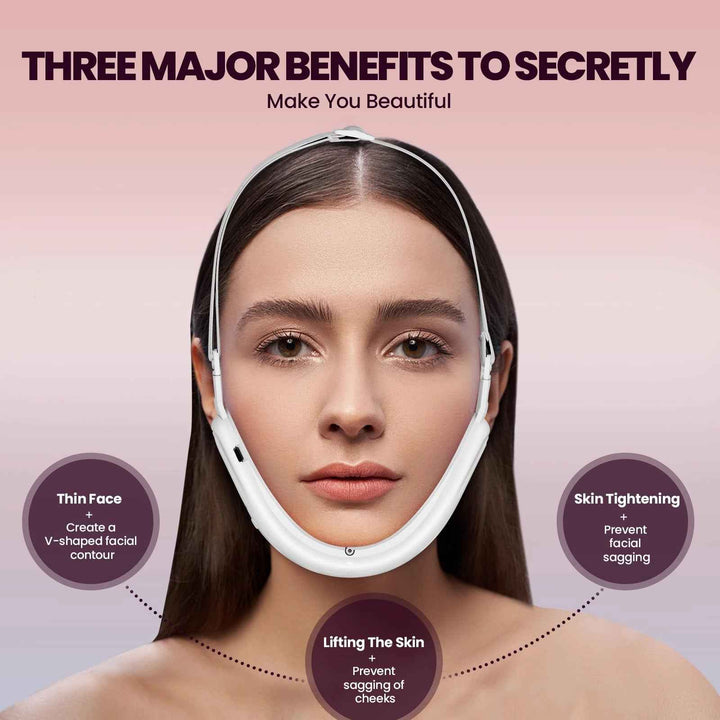 Microcurrent V-Face Lifting Device – 8 Modes, 15 Intensities