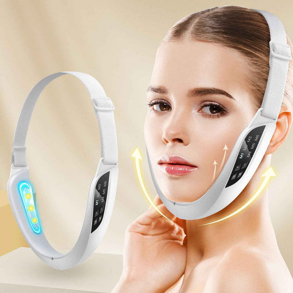 Microcurrent V-Face Lifting Mask – EMS Facial Firming Device