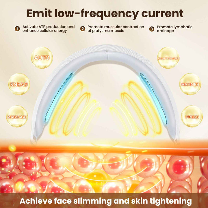 Microcurrent V-Face Lifting Mask – EMS Facial Firming Device
