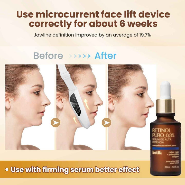 Microcurrent V-Face Lifting Mask – EMS Facial Firming Device