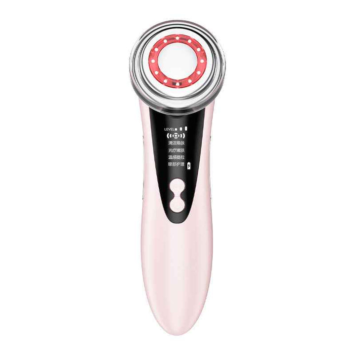 5-in-1 Red Blue Light Facial Cleansing & Firming Beauty Device