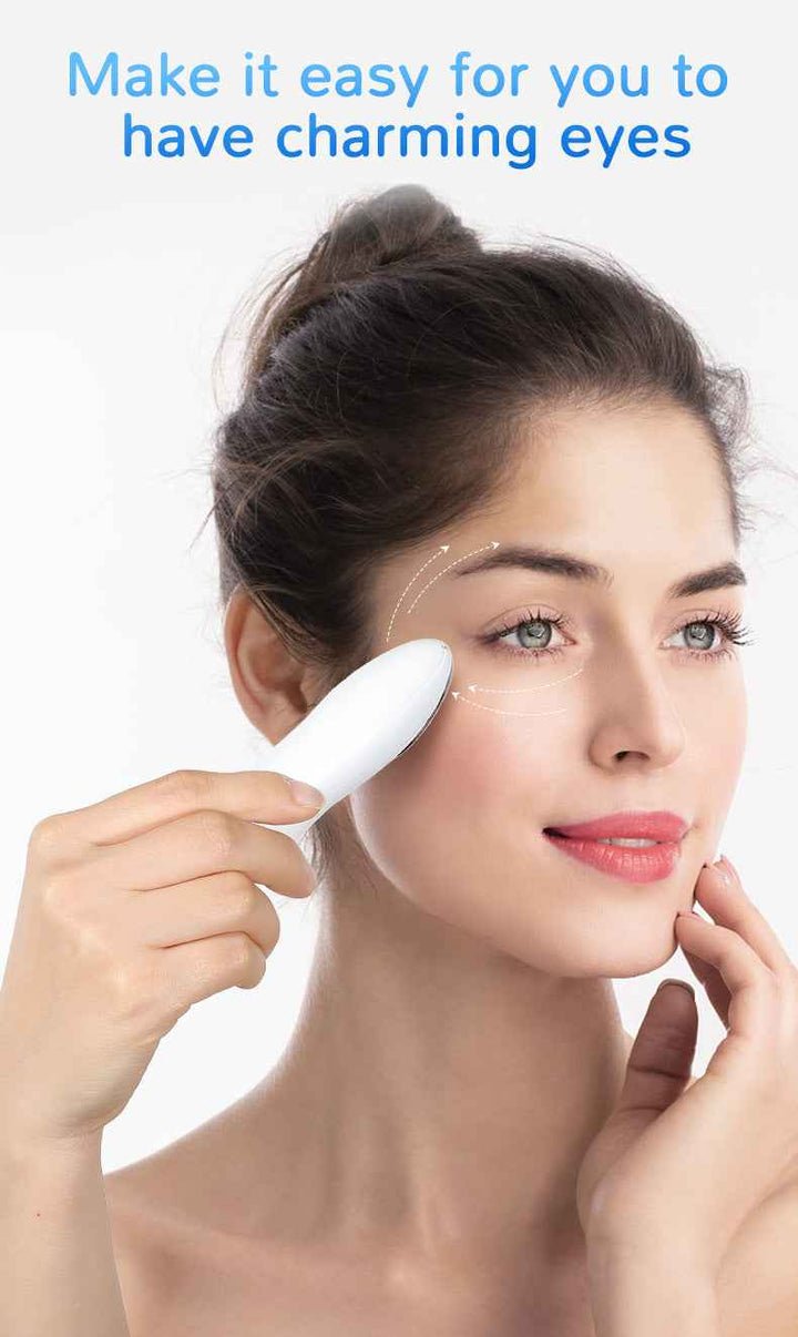 Portable Eye Beauty Device – LED Light, Heat & Vibration Therapy