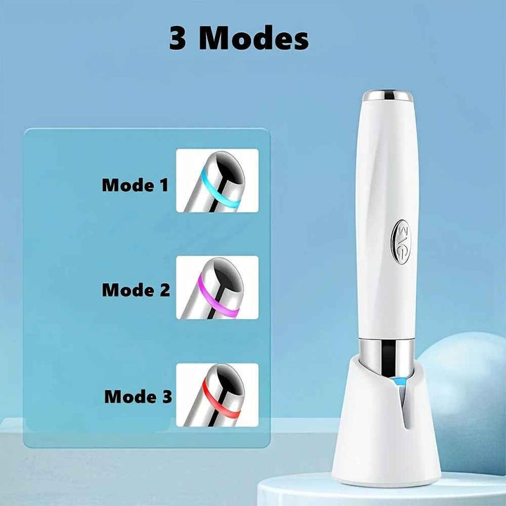 Portable Eye Massager with LED Light, Vibration & Warm Therapy