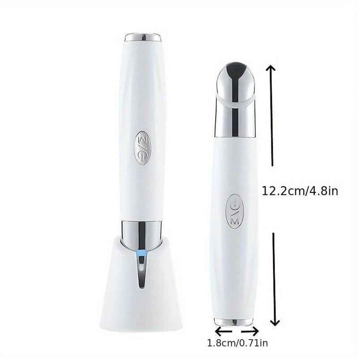 Portable Eye Massager with LED Light, Vibration & Warm Therapy