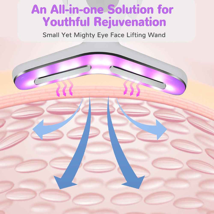 Portable Neck & Face Beauty Device – Heating & Vibration Massager