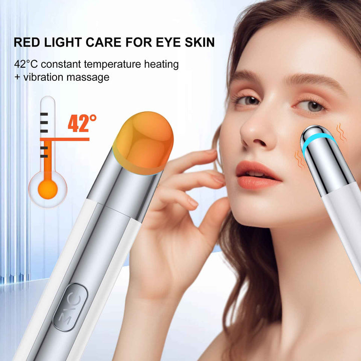 RF Eye Beauty Device – Heated Vibration Eye Massager for Home Use