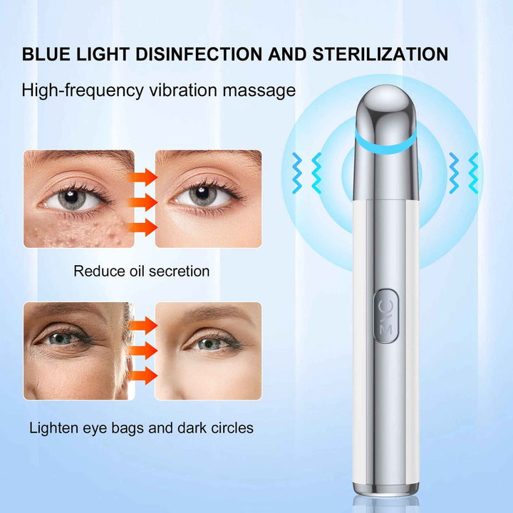 RF Eye Beauty Device – Heated Vibration Eye Massager for Home Use