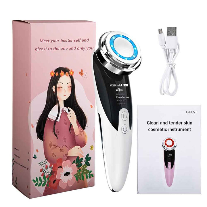 RF Face Massager – LED Light Therapy & Vibration for Wrinkle Removal