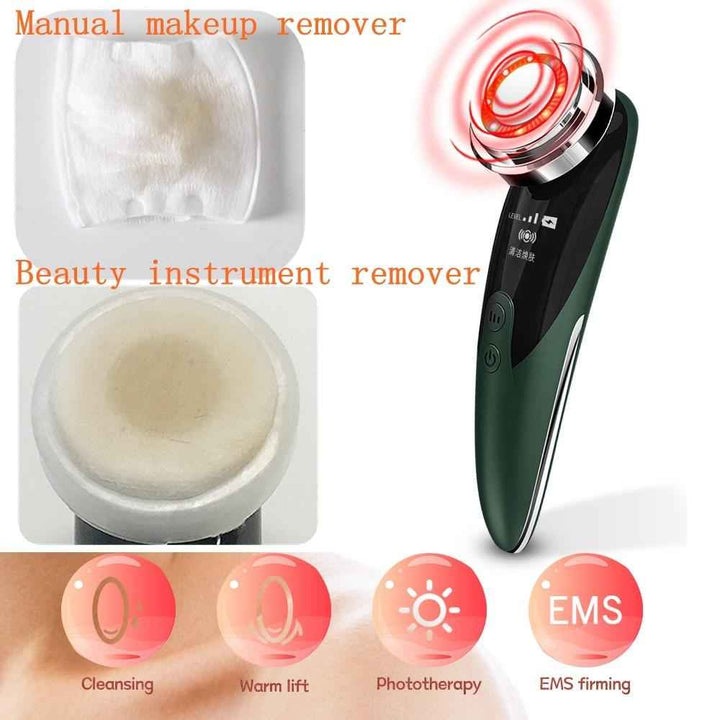 RF Face Massager – LED Light Therapy & Vibration for Wrinkle Removal