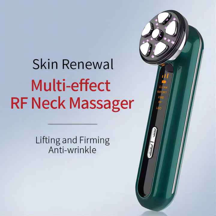 RF Microcurrent Facial Massager – EMS Lifting Beauty Device