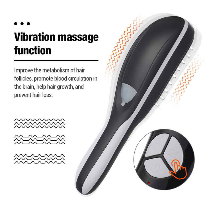 Red & Blue Light Electric Scalp Massager Hair Comb