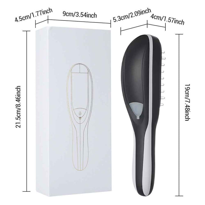 Red & Blue Light Electric Scalp Massager Hair Comb
