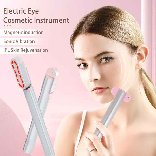 Rotating EMS Eye Massager Wand with Heat and Microcurrent