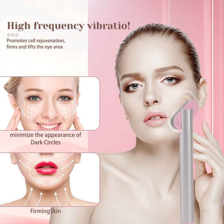 Rotating EMS Eye Massager Wand with Heat and Microcurrent